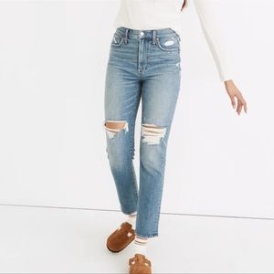 Madewell petite perfect vintage jeans denman wash